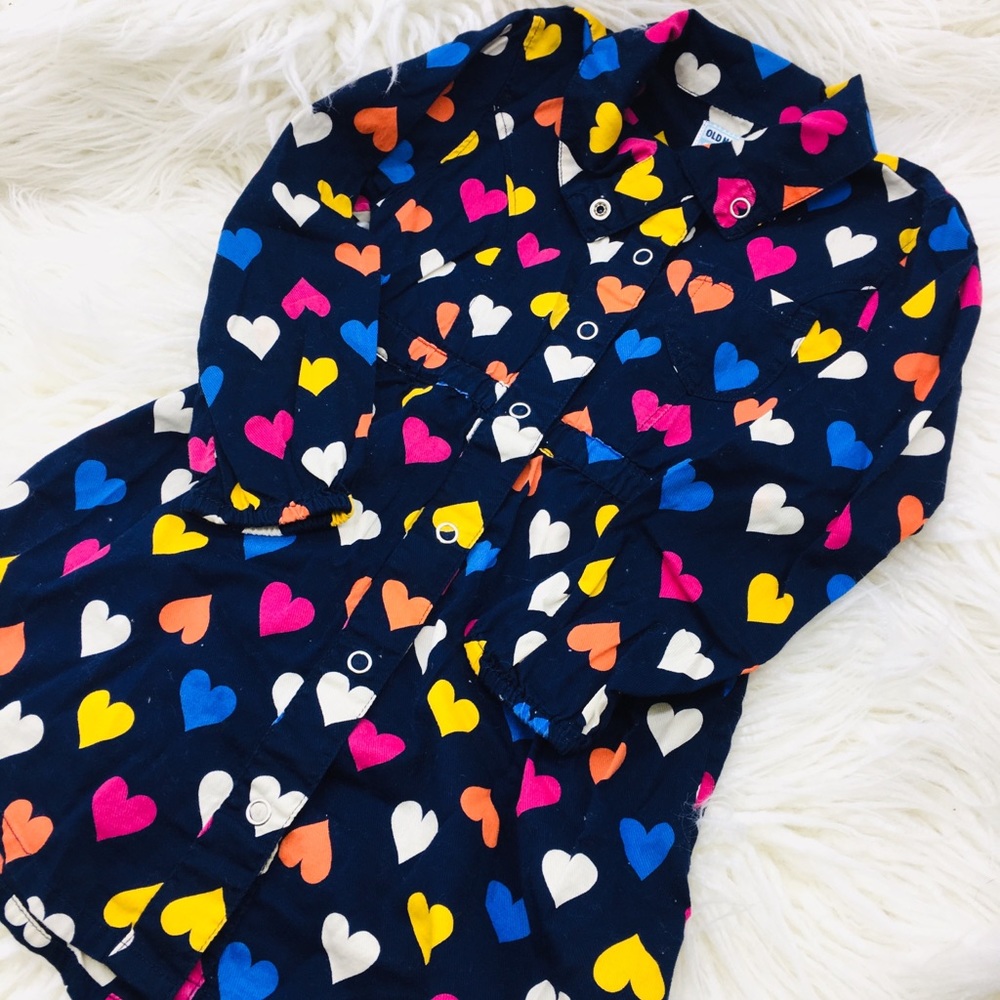 Multi- Colored  Heart Dress